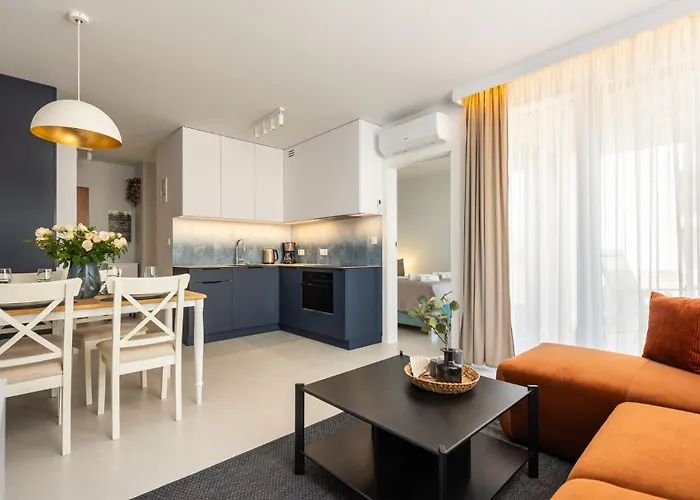 Flatbook - Enklawa Z Basenem Przy Zalewie Wislanym * 库瑞尼卡慕斯卡